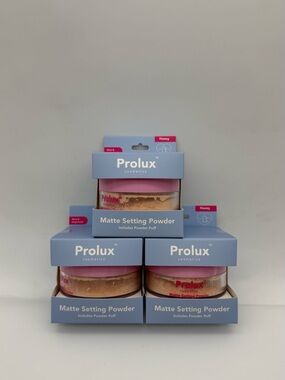 (3 Pack) Prolux Matte Setting Powder - Honey